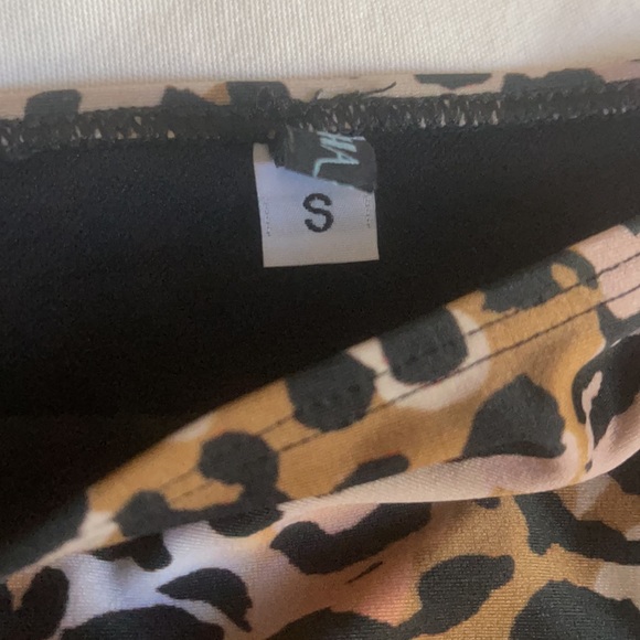 Cynthia Rowley Bikini Bottoms Beach Swim Resort Vacation Animal Print - Picture 5 of 9